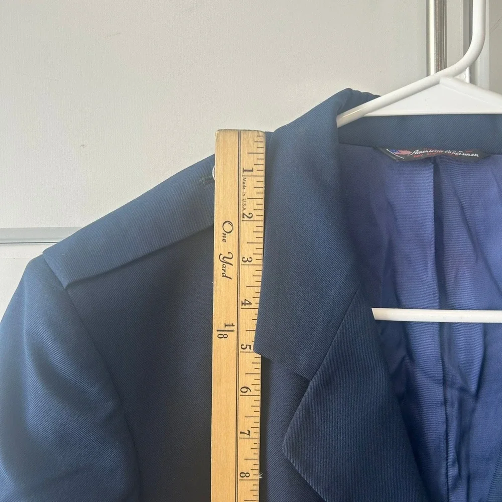 American Craftsman Patriot Weintraub Bros Military Blazer Navy Blue Uniform Coat